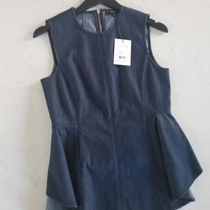 Theory Kalsing D Peplum Top